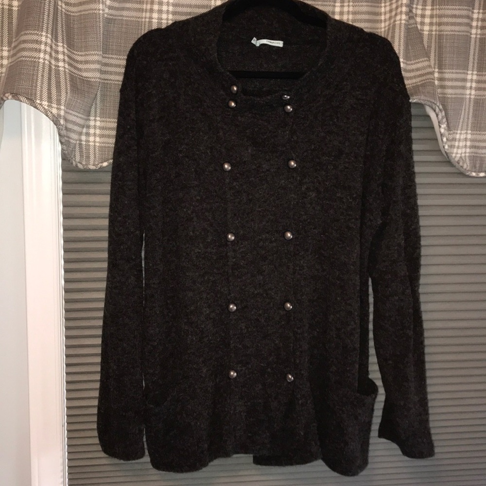 Military style cardigan